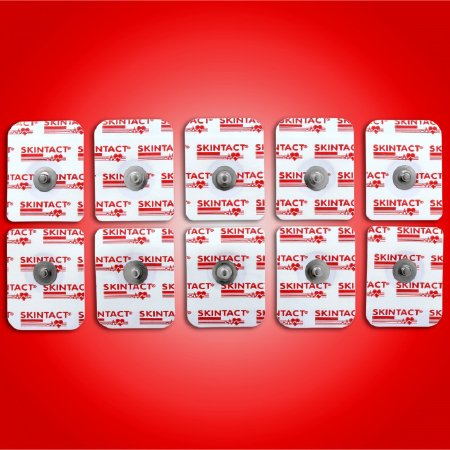 Leonhard Lang USA Inc ECG Monitoring Electrode SKIN TACT™ Foam Backing Radiolucent Snap Connector 50 per Pack - Box of 1500 - FS-RG1/10UP-BX