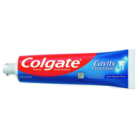 Colgate Toothpaste Colgate® Cavity Protection Regular Flavor 6 oz. Tube - Case of 24 - 151088-CS