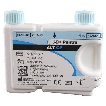 Horiba Reagent ABX Pentra™ Hepatic / General Chemistry Alanine Aminotransferase (ALT) For ABX Pentra 400 Clinical Chemistry Analyzer 250 Tests - Each - 1220001627-EA