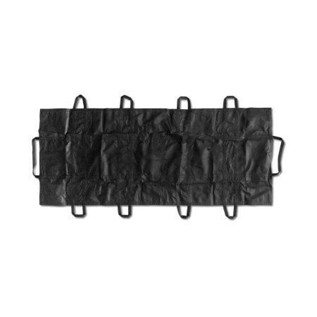 MedSource International Transport Gurney Fast Stretcher Black 30 X 76 Inch 10 Handles - Case of 10 - MS-95220-CS
