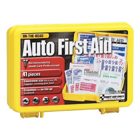 Grainger Vehicle First Aid Kit 15 Person Plastic Case - Each - 3PWN1-EA