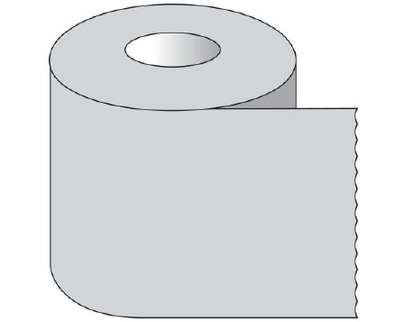 Shamrock Scientific Blank Label Tape Shamrock Multipurpose Label Gray Tape 1 X 500 Inch - Roll of 1 - ST-10-14-RL