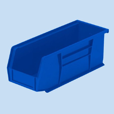 Health Care Logistics Storage Bin HCL® Super Tough Blue Plastic 4 X 4-1/8 X 10-7/8 Inch - Each - 1401B-EA