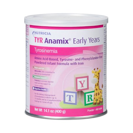 Nutricia North America Infant Formula TYR Anamix® Early Years 14.1 oz. Can Powder Iron Tyrosinemia (TYR) - Case of 6 - 90218-CS