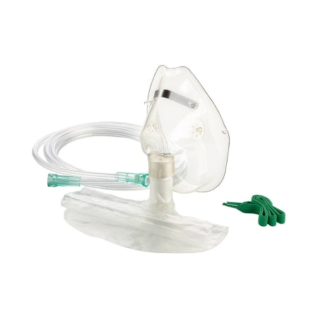 Smiths Medical ASD, Inc. 3-in-1 Mask Portex® First Breath® Elongated Style Adult One Size Fits Most Adjustable Head Strap - Case of 25 - 001123-CS