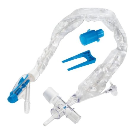 Smiths Medical ASD, Inc. Closed Suction Catheter SuctionPro 72 T Piece Style 14 Fr. Lockable Thumb Valve Vent - Case of 20 - Z255-14-CS