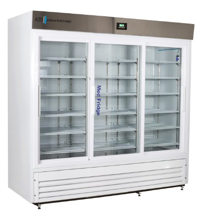 Horizon Scientific Inc Refrigerator ABS® Pharmaceutical 72 cu.ft. 3 Swing Glass Doors Cycle Defrost - Each - PH-ABT-HC-72G-EA