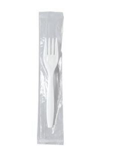 RJ Schinner Co Fork Regal™ Medium Weight White Polypropylene - Case of 1000 - MOW1-0007-CS