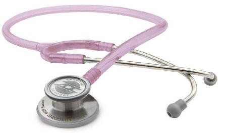 American Diagnostic Corp Clinician Stethoscope Adscope® Purple 1-Tube 22 Inch Tube Double Sided Chestpiece - Each - 608FL-EA