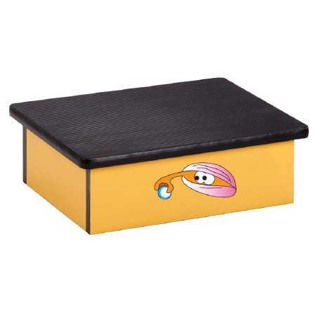 Clinton Industries Step Stool Pediatric 1 Step Wood Frame 7 Inch Step Height - Each - 10-OC-EA