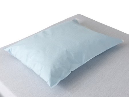 Medline Pillowcase Standard Blue Disposable - Case of 100 - NON24346-CS