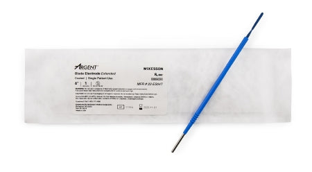 McKesson Blade Electrode McKesson Argent™ Coated Stainless Steel Extended Blade Tip Disposable Sterile - Box of 12 - 22-ES04T-BX