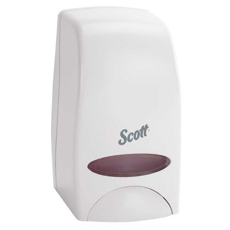 Kimberly Clark Hand Hygiene Dispenser Scott® Essential™ White Plastic Manual Push 1 Liter Wall Mount - Case of 1 - 92144-CS