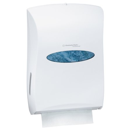 Kimberly Clark Paper Towel Dispenser K-C PROFESSIONAL White Plastic Manual Pull Wall Mount - Case of 1 - 09906-CS