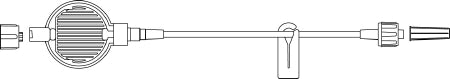 Smiths Medical ASD, Inc. IV Extension Set Ultra™ Small Bore 7 Inch Tubing With Filter Sterile - Case of 50 - MX448HFB-CS