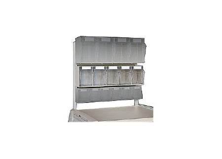 Capsa Solutions Tilt Front Bin Avalo Gray - Each - 12087-EA