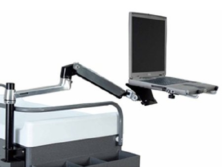 Harloff Cart Mini Ergotron Arm For Cart - Each - LTP-HLDR-EA