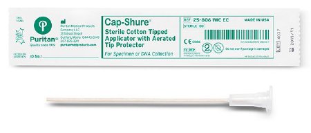 Puritan Medical Products Specimen Collection Swab Cap-Shure® 6 Inch Length Sterile - Case of 500 - 25-806 1WC EC-CS