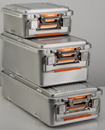 V. Mueller Sterilization Container Genesis® 5-3/8 X 11-3/8 X 23-1/16 Inch - Each - DINCD3-5LT-EA