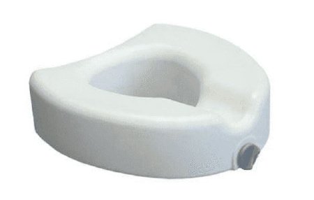 Graham-Field Raised Toilet Seat 4-1/2 Inch Height White - Each - 6486R-EA