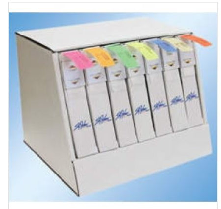 Precision Dynamics Label Dispenser PDC® 7 X 8-1/2 X 10-1/4 Inch Desktop Manual Pull White 1 Each For use with IV Labels - Each - DSP-V2-EA
