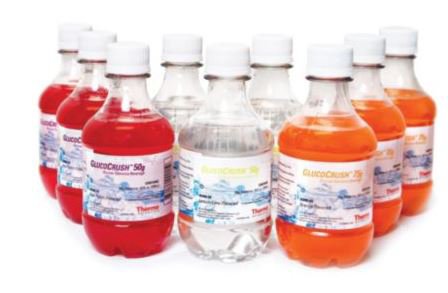 Cardinal Glucose Tolerance Beverage GlucoCrush™ Fruit Punch 100 Gram Pregnant Women 10 oz. per Bottle - Case of 24 - B2495-5B-CS