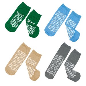 Dynarex Fall Management Slipper Socks X-Large Beige Above the Ankle - Case of 48 - 2193-CS