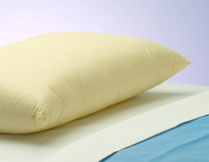 The Pillow Factory Division Bed Pillow Soft 19 X 25 Inch Beige Reusable - Case of 12 - 51184-CS