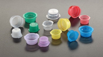 Simport Scientific Vacucap™ T402 Series Tube Closure LDPE Flanged Plug Cap Red 16 mm For 16 mm Blood Collection and Culture Tubes NonSterile - Case of 6000 - T402-16R-CS