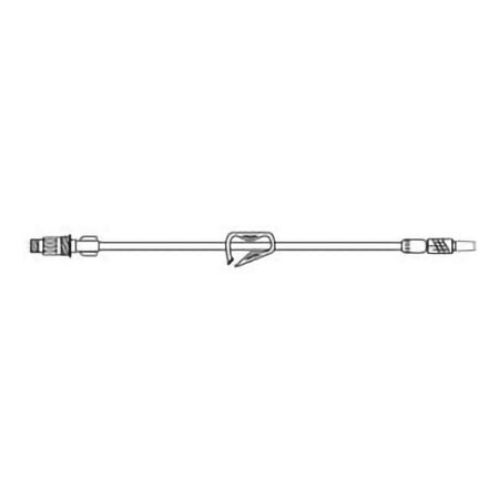 MedSource International IV Extension Set Needle-Free Port 8 Inch Tubing Without Filter - Case of 100 - MS-83092-CS