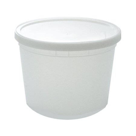 OakRidge Products Lab Storage Container Oakridge Products Pathology Container Polyethylene 1,892 mL (64 oz.) - Case of 50 - 0464-1100-CS