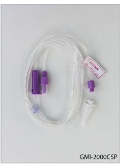 Generica Medical International Enteral Feeding Pump Spike Set with ENFit™ Connector Generica NonSterile ENFit® Connector - Each - GMI2000CSP-EA