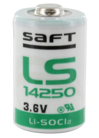 Bulbtronics Lithium Battery Saft 1/2 AA Cell 3.6V Disposable 1 Pack - Each - 0036523-EA