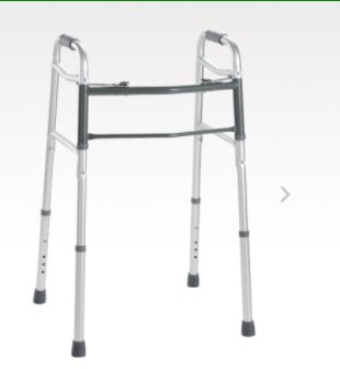 Breg Folding Walker Adjustable Height Breg Aluminum Frame 250 lbs. Weight Capacity 32 to 39 Inch Height - Each - 100312-000-EA