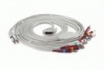 EdanUSA & MDPro ECG Cable 4mm dia., 3-Leads Connector, 10-Leads Banana Connector, AHA For SE-1200 Express Basic, SE-1200 Express, SE-12EXP, SE-18 - Each - 01.57.471614-EA