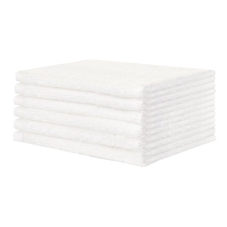 Lew Jan Textile Washcloth Premium 12 X 12-3/4 Inch White Reusable - DZ/12 - V11-12127P-DZ
