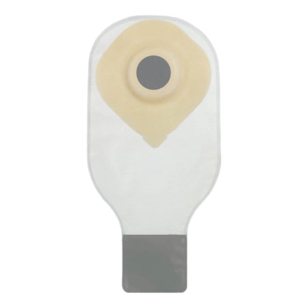 Securi-T Ostomy Pouch Securi-T™ One-Piece System 12 Inch Length Drainable Convex, Pre-Cut - Box of 10 - 7612198-BX
