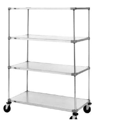 Intermetro Industries Solid Shelf Super Erecta® 4 Shelves 24 X 48 X 68 Inch - Each - F556EG-EA