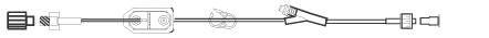 BD IV Extension Set Smartsite® Needle-Free Port 17 Inch Tubing With Filter Sterile - Case of 100 - 20128E-CS
