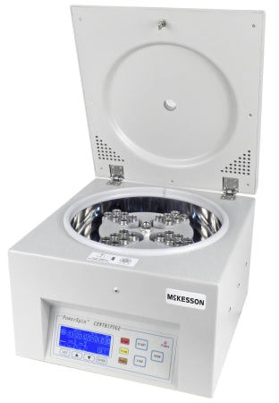McKesson Horizontal Centrifuge McKesson 24 Place Horizontal Rotor Digital variable speed control with speed range from 500 RPM to 3,500 RPM - Each - 148-C8924-EA