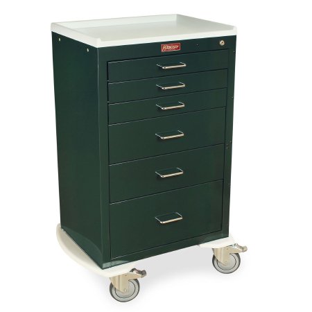 Harloff Anesthesia Cart Mini24 22 X 29.25 X 42.75 Inch Beige (3)-3 Inch, (2)-6 Inch, (1)-9 Inch Drawer Configuration, 16.75 X 18.5 Inch Internal Drawer - Each - 4256K-EA