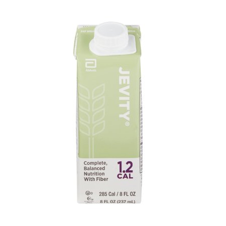 Abbott Nutrition Tube Feeding Formula Jevity® 1.2 Cal with Fiber Unflavored Liquid 8 oz. Reclosable Carton - Case of 24 - 64625-CS