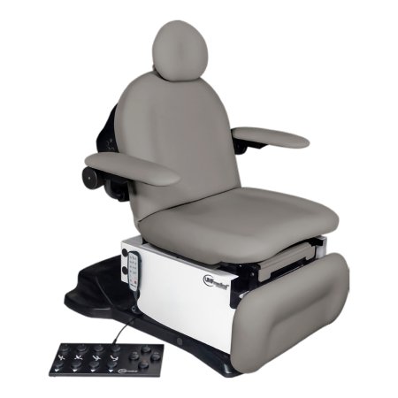 UMF Medical Power Podiatry Chair Power5016P Series 18-1/2 to 37 Inch Seat Height Powder Coated Steel River Rock - Each - 5016-650-200-EA