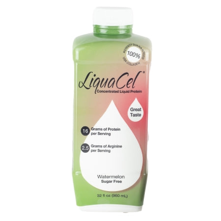 Global Health Products Oral Supplement LiquaCel® Watermelon Flavor Liquid 32 oz. Bottle - Each - GH96-EA