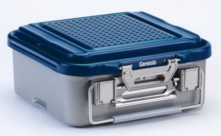 V. Mueller Sterilization Container Genesis® 6-1/16 X 12-3/8 X 19-3/16 Inch - Each - CD2-6B-BLUE-EA