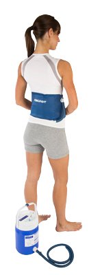 Fabrication Enterprises Cold Therapy Wrap AirCast® Cryo/Cuff® Back / Hip / Rib One Size Fits Most Up to 45 Inch Circumference Nylon / Vinyl Reusable - Each - 11-1584-EA