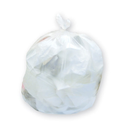RJ Schinner Co Trash Bag Heritage™ 55 gal. Natural HDPE 17 Mic. 36 X 60 Inch Star Seal Bottom Flat Pack - CT/200 - Z7260XN-CT