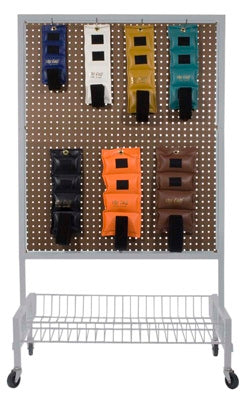 Fabrication Enterprises Weight Cuff Set with Storage Rack 7 Piece Set with Mobile Floor Rack / Adjustable Cuff Style The Cuff® Original Functional Set 1 lbs. / 2 lbs. / 3 lbs. / 4 lbs. / 5 lbs. / 7-1/2 lbs. / 10 lbs. - Each - 10-0251-EA