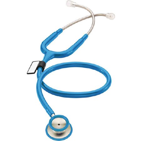 MDF Instruments Direct Classic Stethoscope MDF® Blue 1-Tube 29 Inch Tube Double Sided Chestpiece - Each - MDF77714-EA