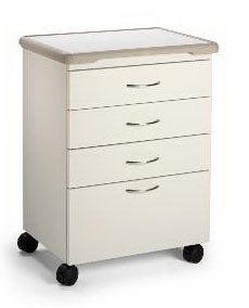 Midmark Mobile Treatment Cabinet 18 X 27 X 33 Inch Radiance 4 Inch 3 Drawers, 8 Inch One Drawer - Each - M41A.800.KCN-EA